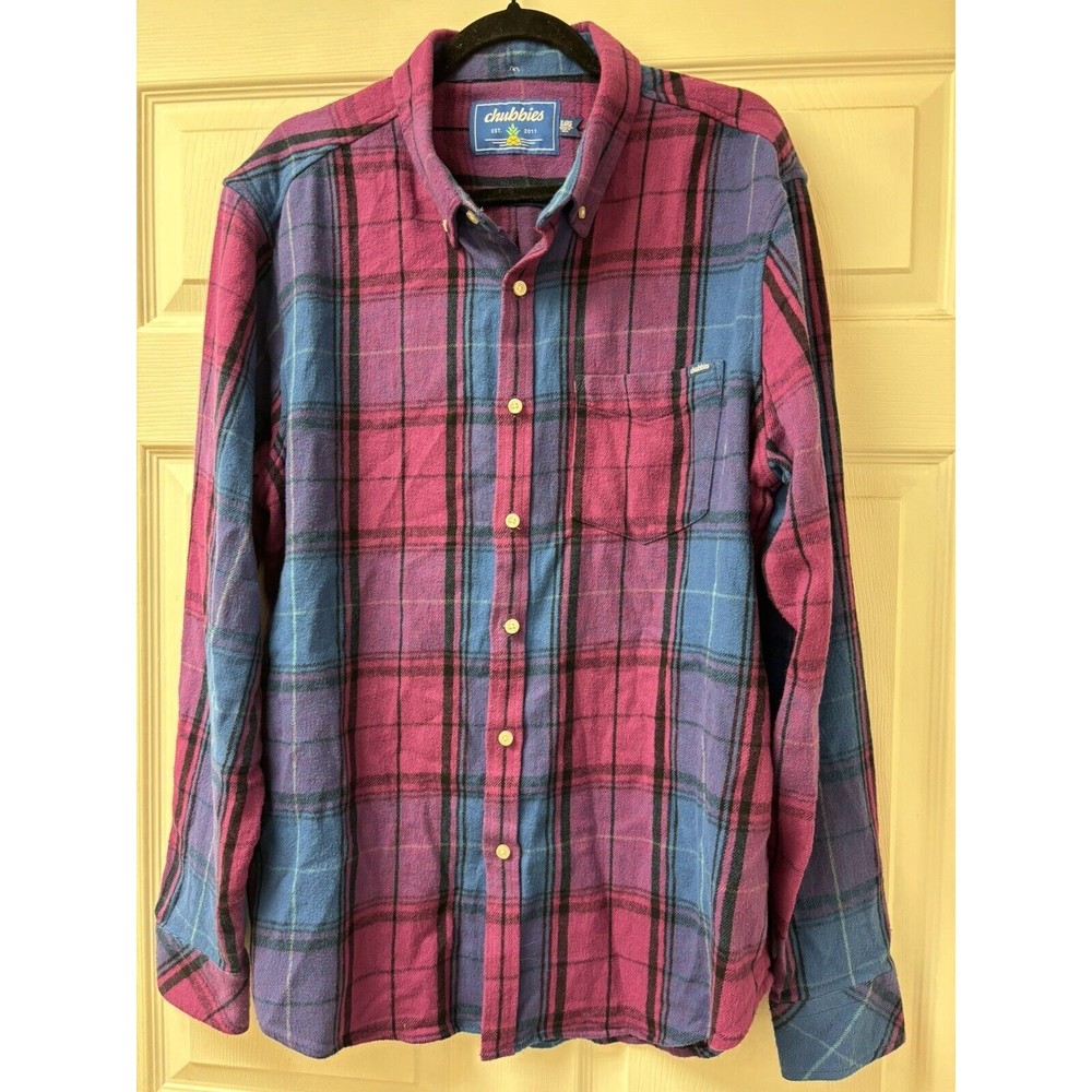 Chubbies The Wood You Could You Flannel- Size XL
